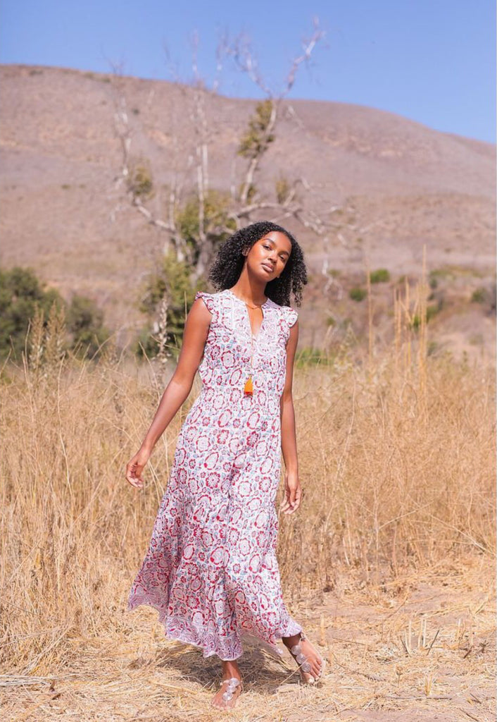 lola maxi dress Erika Pea LOLA MAXI DRESS O/S / ANIMAL PRINT BEIGE