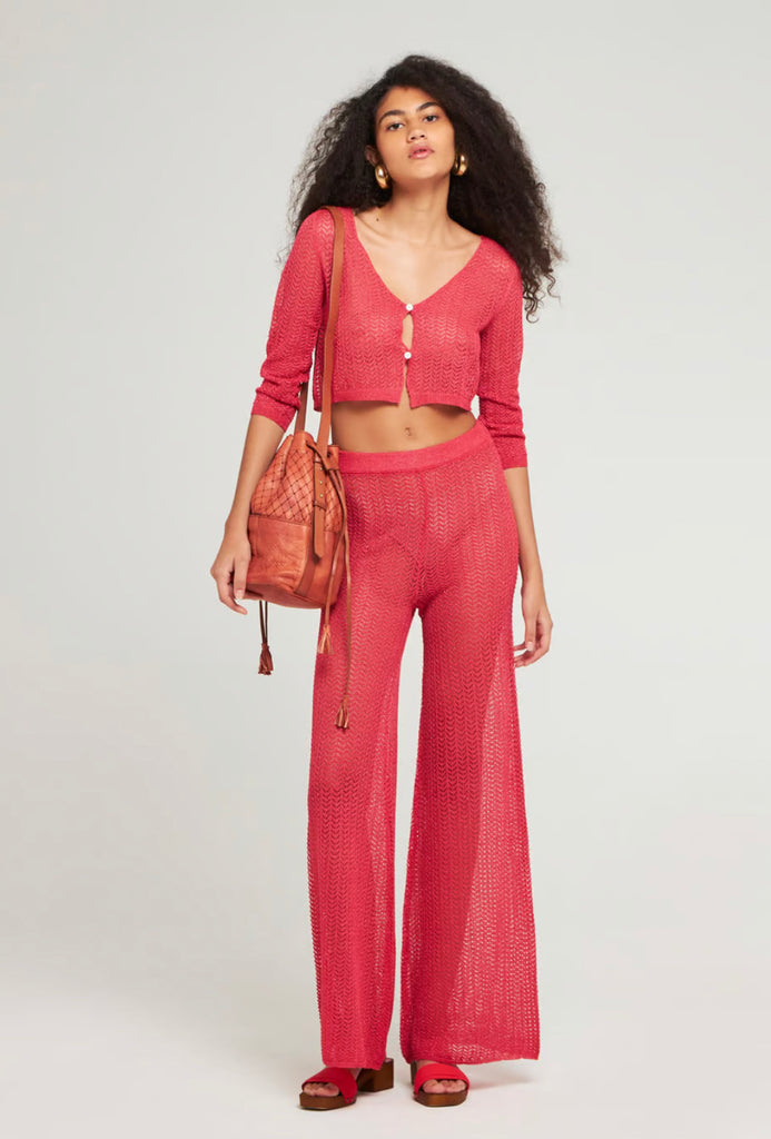CORAL SHANY CROPPED CARDI