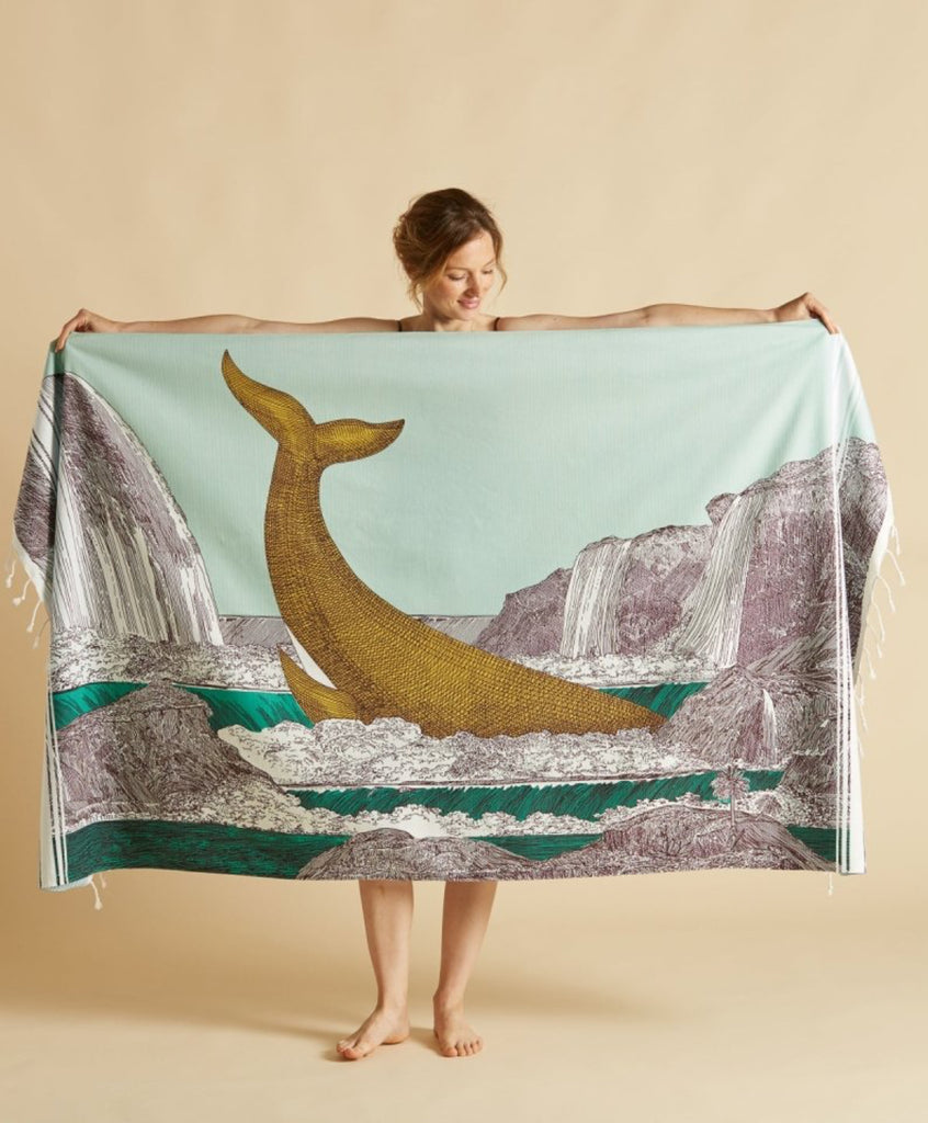 Cotton Fouta Towel - Moby Dick