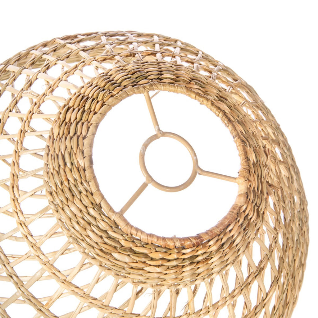 Round Seagrass Lampshade
