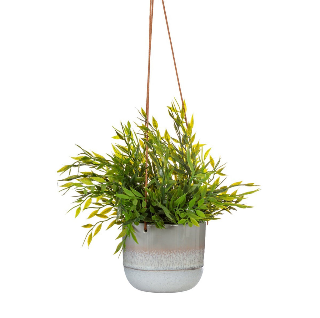 grey hanging planter Mojave Grey Hanging Planter