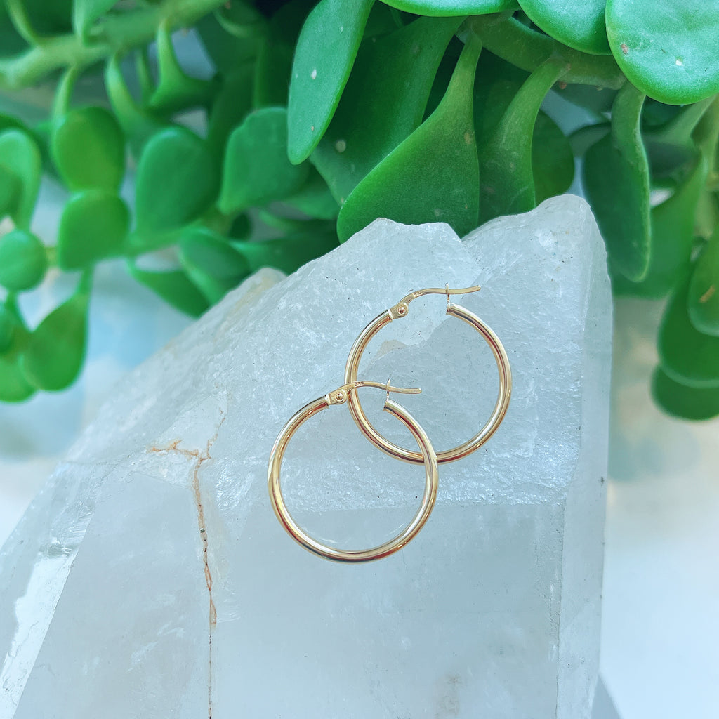 20mm Chunky Gold Hoops