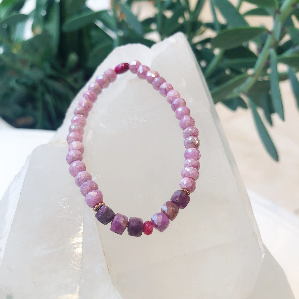 Ruby + Pink Sapphire Bracelet