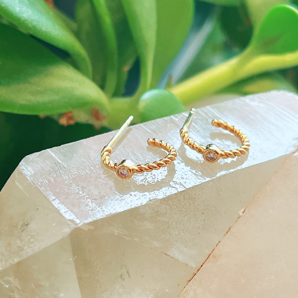 Isla Rope Chain Gold Isla Rope Hoop | 1609 Design