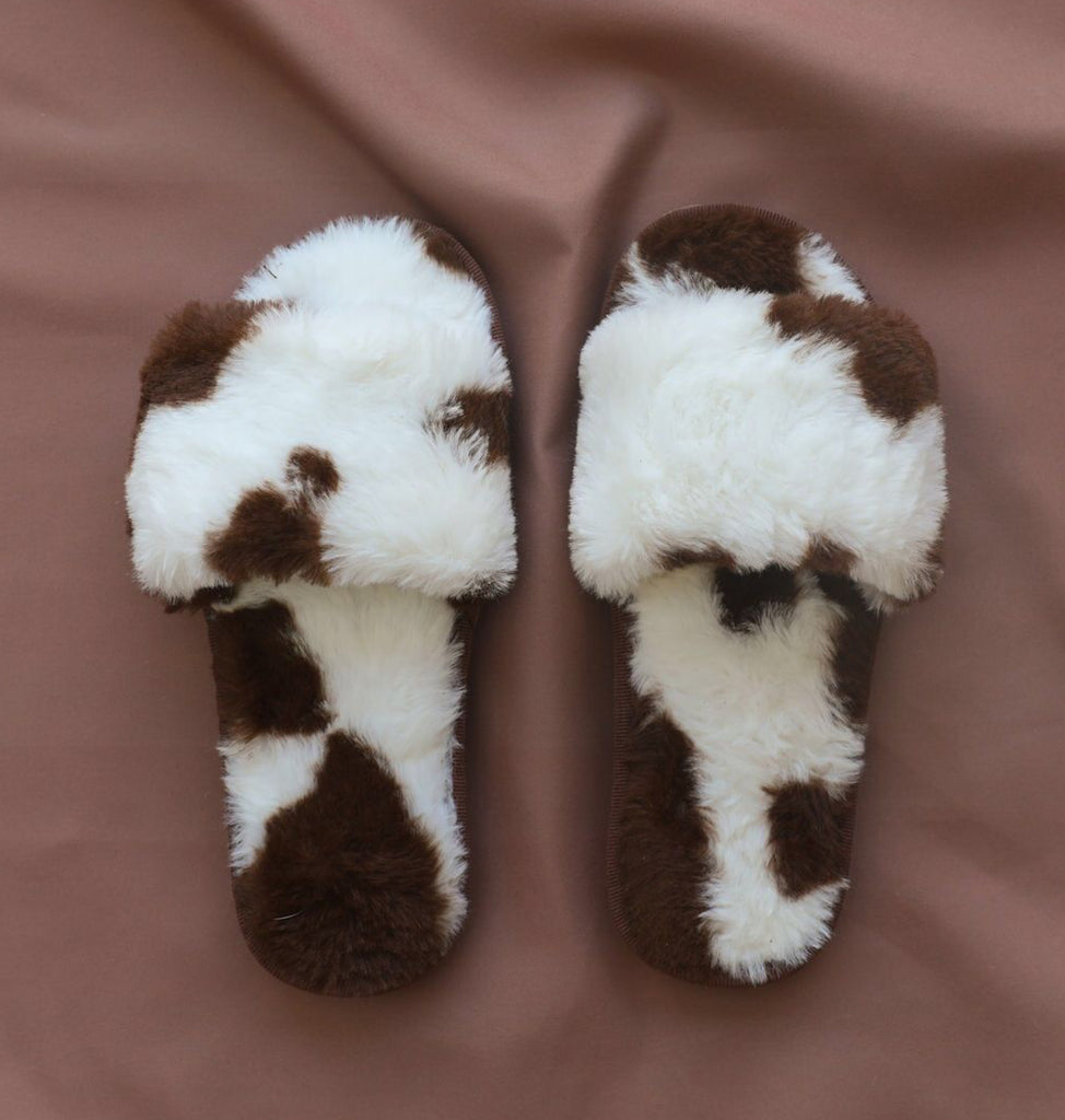 SAGE COCOA SPOT SLIPPERS