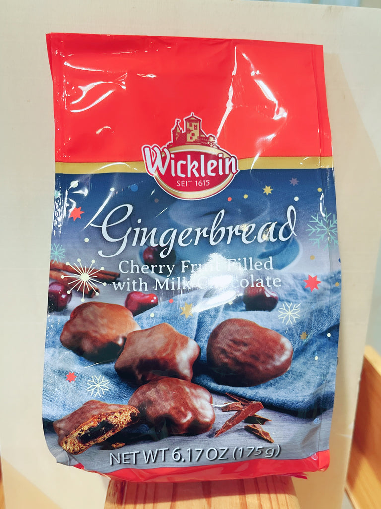 Wicklein Milk Chocolate Cherry Filled Gingerbread Biscuits