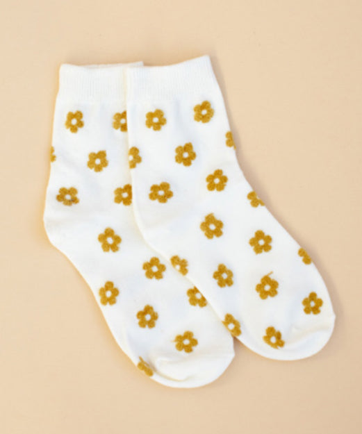 Char Flower Socks