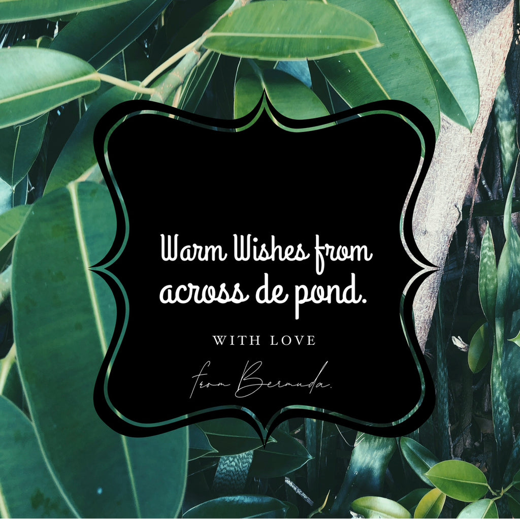 Warm wishes from across de Pond…